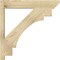 Ekena Millwork Merced Slat Rough Sawn Outlooker, Douglas Fir, 6"W x 30"D x 30"H OUT06X30X30MRC06RDF - alternate 2